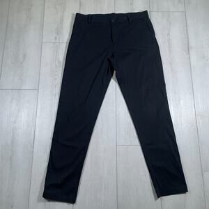 Lululemon Men's 36x33 Commission Cotton Pants 5 Pocket Black Casual Chino